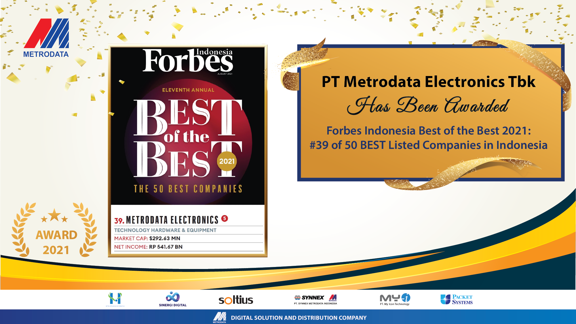 Metrodata Raih Forbes Best Of The Best 2021 : The 50 Best Companies ...