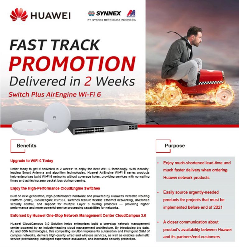 Huawei : Fast Track Promotion – Synnex Metrodata Indonesia