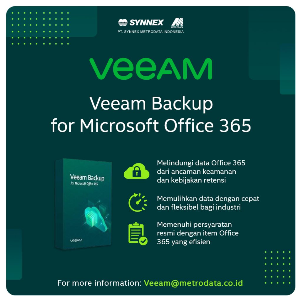 Veeam Backup for Microsoft Office 365 – Synnex Metrodata Indonesia