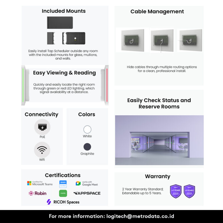 LOGITECH TAP SCHEDULER Synnex Metrodata Indonesia   Logitech Tap Scheduler IG 02 768x768 