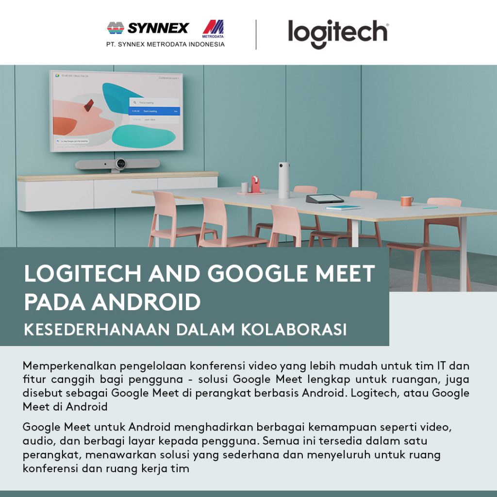 Logitech and Google Meet Pada Android – Synnex Metrodata Indonesia