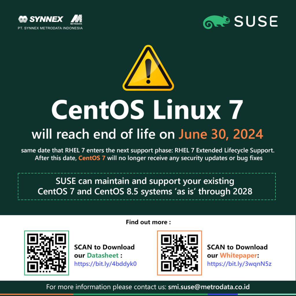 Suse : CentOS Linux 7 – Synnex Metrodata Indonesia